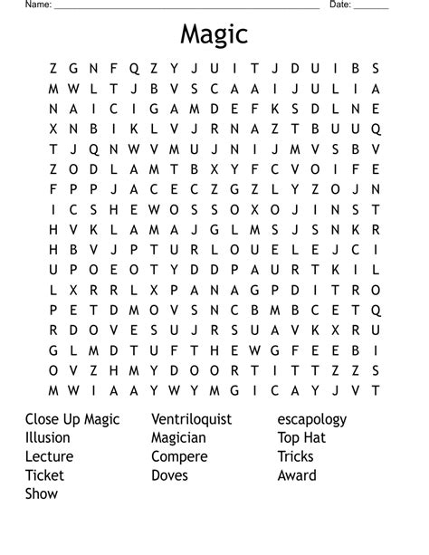 Dive into a World of Enchantment with Nagic Word Search
